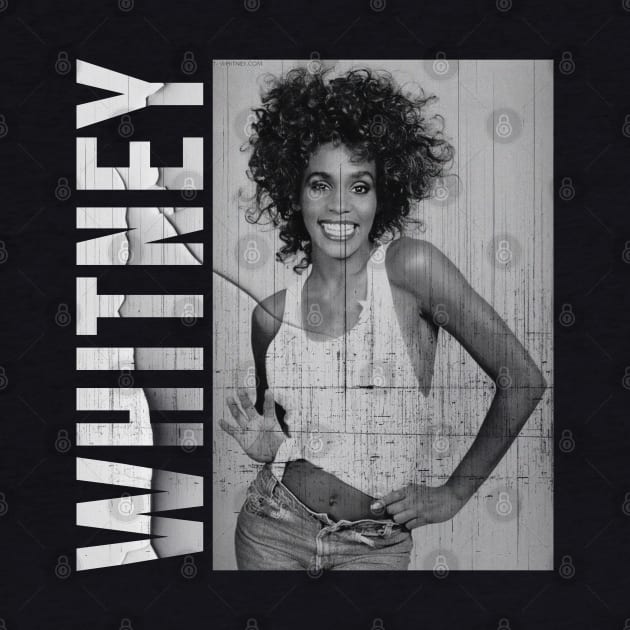 Whitney Houston // Vintage Distressed by Sal.Priadi